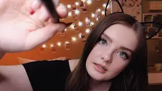 ASMR Doing Your Halloween Makeup 🎃 (rummaging sounds, mouth sounds)