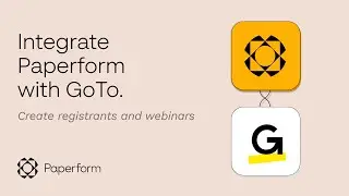 How to connect Paperform to GoTo Webinar