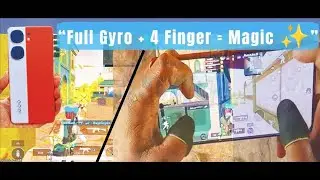 Full Gyro + 4 Finger Claw = MAGIC 🔥 | BGMI iQOO Neo 9 Pro Gameplay
