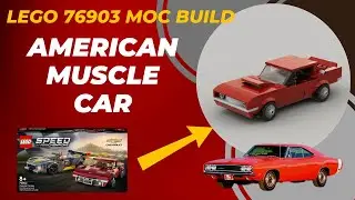 Building an American Muscle Car (MOC) from Lego 76903 | Lego Speed Champions