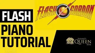 Flash Gordon Piano Tutorial - Queen Flash's Theme Tutorial and Cover