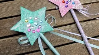 How to make magical fairy pen wand diy cute fairy wan
