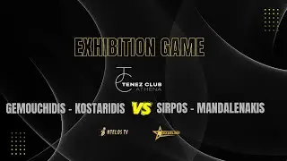 LIVE 🔴 Exhibition Game I Gemouchidis - Kostaridis VS Sirpos - Mandalenakis / TENEZ PADEL 9.11