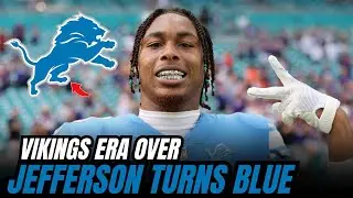 STUNNER: JUSTIN JEFFERSON breaks from VIKINGS and suits up for DETROIT | Lions News
