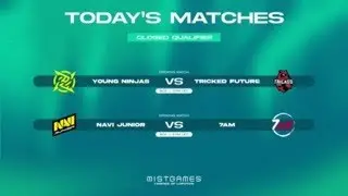 MistGames: Lofoten! Opening matches - Young Ninjas vs. Tricked Future & NAVI Junior vs. 7A (part 1)
