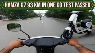 Ramza G7 Electric Scooter Mileage Test