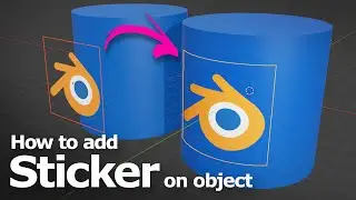 Руководство по использованию наклеек Blender на объектах
