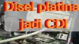 Disel Honda platina dirubah jadi CDI