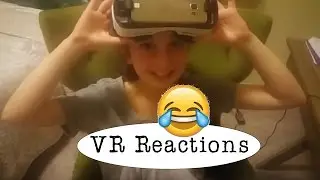Hilarious first time Virtual Reality reactions with the Samsung Gear VR