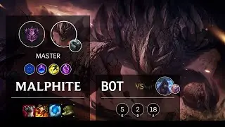 Malphite Bot vs Aphelios - EUW Master Patch 10.13