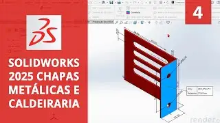 Comando Medida | SolidWorks 2025 Chapas Met&aacute;licas e Caldeiraria