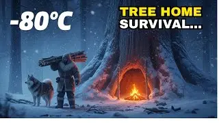 Alone in the Wilderness: Man & Tibetan Mastiff Survive Inside an Ancient Tree