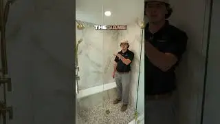 Smart Design Trick: Same Slab for Vanity & Shower Features