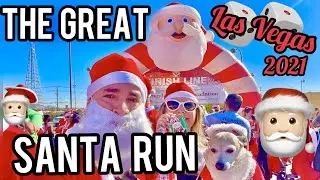 Christmas In Vegas 🎅🏻 Great Las Vegas Santa Run
