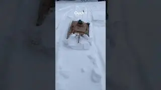 RC Tank Commander takes a Hit