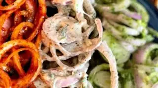 🧅 Lachha Pyaz | Crispy Onion Rings Salad | Perfect Indian Side Dish for Kebabs, Curry & Biryani 🧅