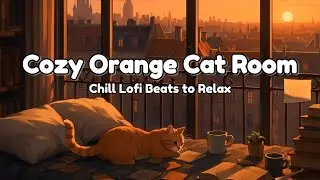 Cozy Orange Cat Room &ndash; Chill Lofi Beats to Relax
