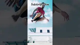 Big man video editing 🌟 Jump over building edit #shorts #viral #short