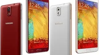Samsung Rose Gold White, Rose Gold Black and Merlot Red Galaxy Note 3