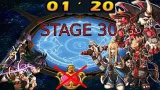 Sieghart - Wizard's Labyrinth stage 30 (1:20) no potions - Grand Chase Classic