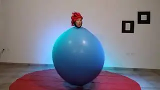 Luleta circo. Globo gigante. editado.