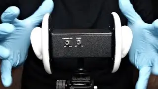 ASMR 3Dio Pure Latex Gloves Sounds, Finger and Hand Movements, Jazz Hands (No Talking)