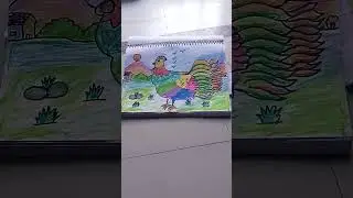 Cock (murga) drawing easy #drawing  #cock