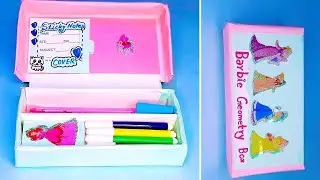 how to make geometry box at home || geometry box #stationarycraft #craft #geometrybox #diyideas #diy