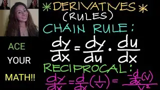 CALCULUS: (PART 2) RULES IN FINDING DERIVATIVES| Chain Rule| Reciprocal || Jane Macuejewski