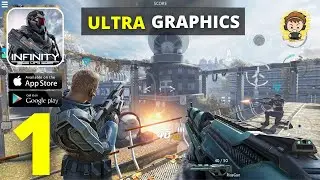 INFINITY OPS: Sci-Fi FPS - Gameplay [1080p/60fps] Part 1 (iOS, Android)