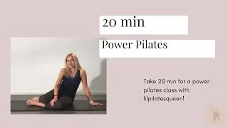 20 min Power Pilates | No equipment | #lilpilatesqueen