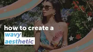 How to create a wavy aesthetic | PicsArt Tutorial