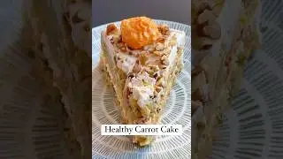 Healthy Sugar-Free Carrot Cake with Keto Cream Cheese Frosting