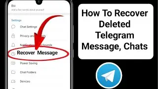 How To Recover Deleted Telegram Message, Chats, Pictures and Videos (Method 2024)
