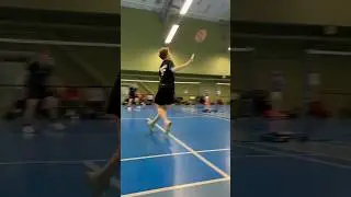 Finnish National U17 Championships 2024 1st Single Match #badminton #badmintonmatch #shorts