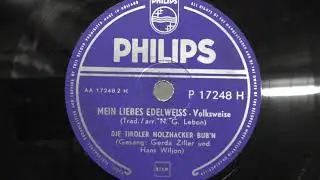 De Tiroler Holzhacker Bub'n: Mein liebes edelweiss. (1953).