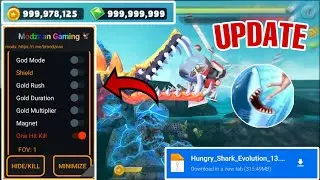 Hungry Shark Evolution Mod Menu v13.6.0 Update!! New Unlock All Sharks
