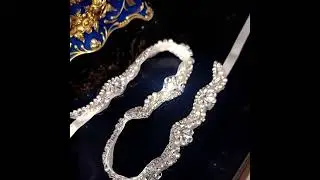 Luxurious Handmade Rhinestone Bridal Waist Belt Elegant Women Wedding Accessories