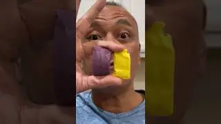 👂 ASMR LAFFY TAFFY CHEWY CANDY (2 FLAVORS) AND EATING SOUNDS 👂 #asmr #shorts
