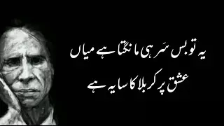 Ishq Par Karbala Ka Saya Hai | Murshid Joun Elia | Poetry I Whatsapp Status