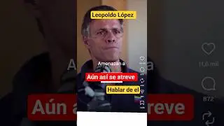 Leopoldo habla de Diosdado