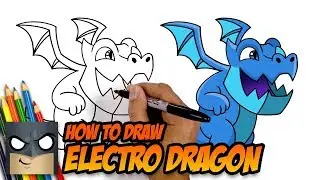How to Draw Clash Royale | ELECTRO DRAGON