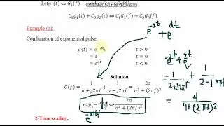 ELC 315 & ELCN211 Lecture 9 & 10 Fourier transform properties