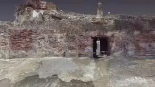 Laser scan animation of the Castellum Aquae of the Palazzo Imperiale at Portus, Italy