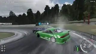 Sportland Yamanashi Tandem │ Nissan Silvia S14 CarX Drift Racing Online 100adh