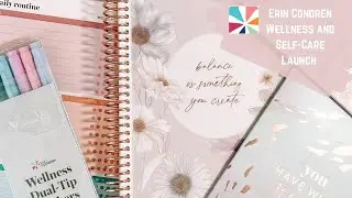 **New** Erin Condren Wellness and Self-Care Launch #ecsquad #erincondren #wellness