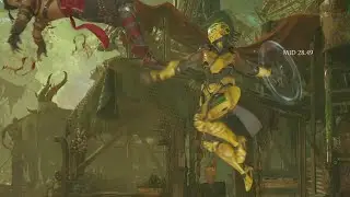 Cyrax Main Combo! (35% Meterless!!!)