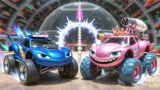 🌊 BUBBLE HELL! Blaze + Coral Queen vs INK PRISON!