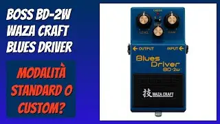 RECENSIONE (2025) : BOSS BD-2W Waza Craft Blues Driver. DETTAGLI
