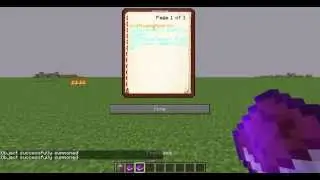 Magic Books in minecraft. Fire and Ice mages!